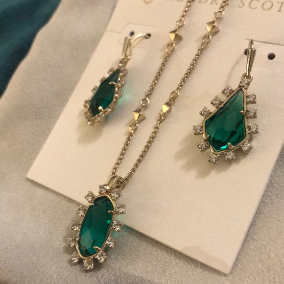 Kendra Scott juniper earring and necklace set - Picture 2 of 2